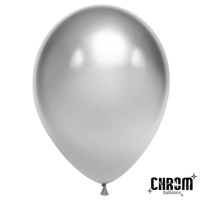 Шар (5''/13 см), Серебро, хром, 50 шт., 605127 1946798095