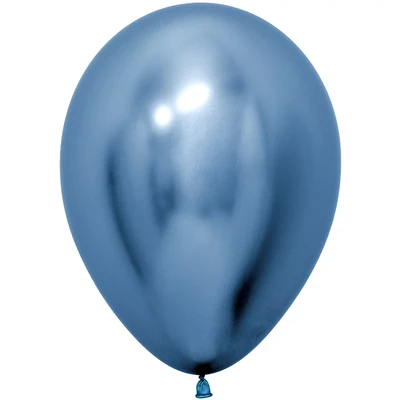 Шар (5''/13 см), Reflex, Зеркальный блеск, Синий (940), хром, 50 шт., 169811 687965413