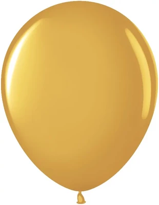 Шар (5''/13 см), Золото (818), металлик, 100 шт., 711074 1365277817