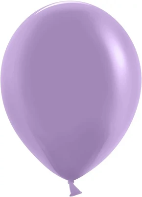 Шар (5''/13 см), Сиреневый, пастель, 100 шт., 605109 1034125874