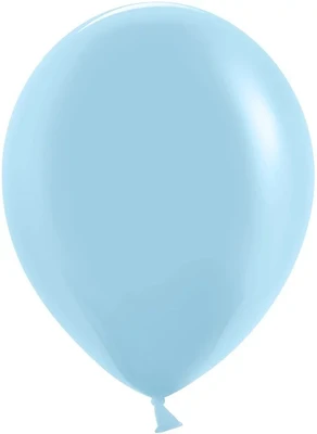 Шар (5''/13 см), Голубой, пастель, 100 шт., 605111 1854390000