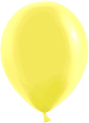 Шар (5''/13 см), Желтый, пастель, 100 шт., 605106 585166621