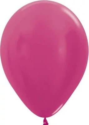 Шар (5''/13 см), Фуше (512), металлик, 100 шт., 208176 1619193240