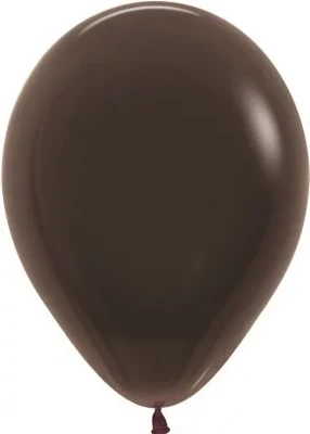 Шар (5''/13 см), Шоколадный (076), пастель, 100 шт., 203904 1377542233