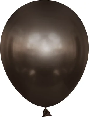 Шар (10''/25 см), Черное золото, хром, 50 шт., 910023 249677033