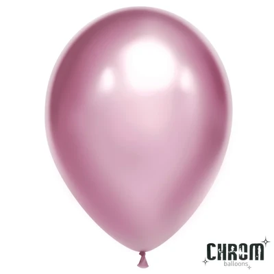 Шар (10''/25 см), Сиреневый, хром, 50 шт., 600107 801491468