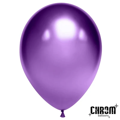 Шар (10''/25 см), Фиолетовый, хром, 50 шт., 600104 1853096734