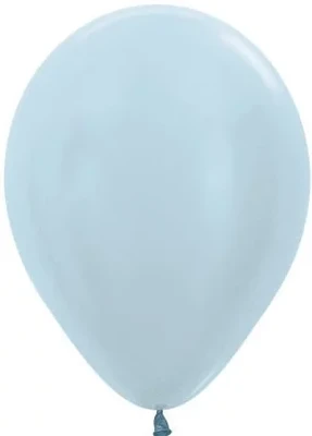 Шар (10''/25 см), Голубой (440), перламутр, 100 шт., 286471 1712315492