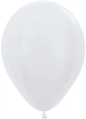 Шар (10''/25 см), Белый (405), перламутр, 100 шт., 286150 2055499886
