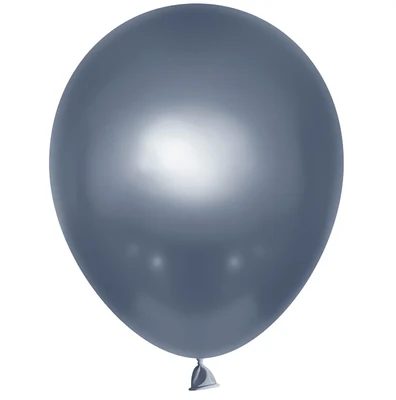 Шар (12''/30 см), Ретро, Полуночно-синий, хром, 50 шт., 912140 1700479788