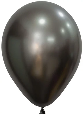 Шар (12''/30 см), Полуночный Серый (880), шелк, 12 шт., 418308 332094740