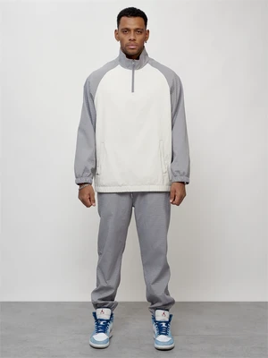 Спортивный костюм мужской модный серого цвета 35021Sr 1374129777