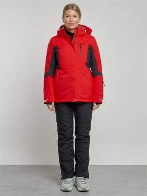 Горнолыжный костюм женский зимний красного цвета 03105Kr 1749686976