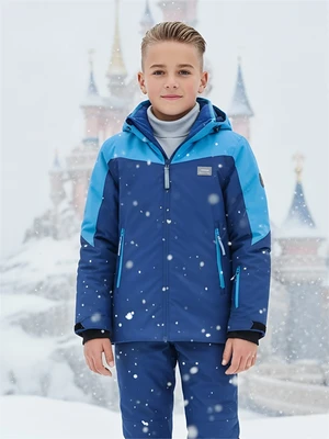 Горнолыжный костюм зимний для мальчика синего цвета 9431S 1365317222