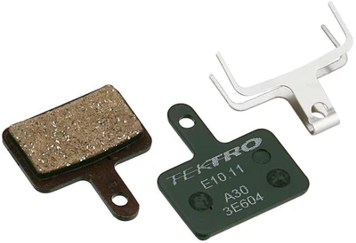 Тормозные колодки Tektro E10.11 дисковые органические, для 2-поршневых тормозов. Зеленый 1321317976