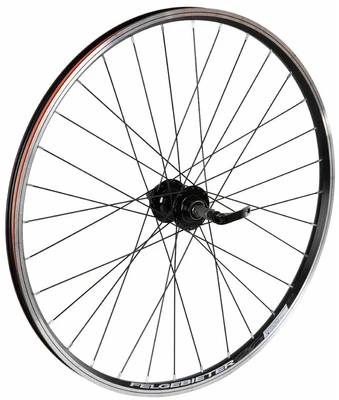Колесо 26" заднее, 32 отв., втулка STG B07R алюм под диск 6 б, трещотка 1887653845