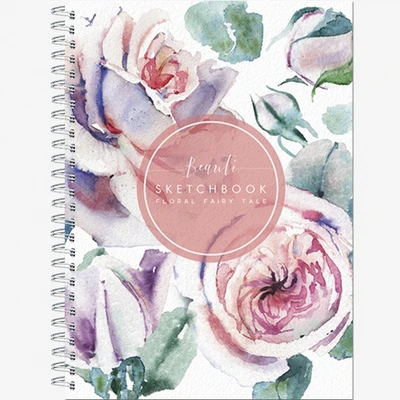 Блокнот-скетчбук SKETCHBOOK А5 с жесткой обложкой 60л. "Флора Арт" 1746206285