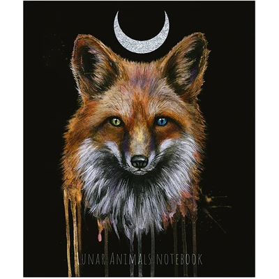 Тетрадь общая 48 листов на скрепке "Lunar dark Animals" 1468971659