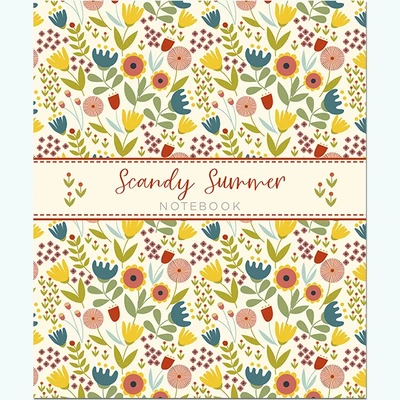 НОВИНКА! Тетрадь общая 48 листов на скрепке "Scandy Summer Pattern" 1529692272