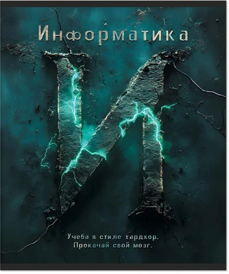 Тетрадь предметная 48 л., HARDCORE ИНФОРМАТИКА, клетка 819836954
