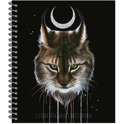 Тетрадь общая 48 листов на металиическом гребне "Lunar dark Animals" 2127757482