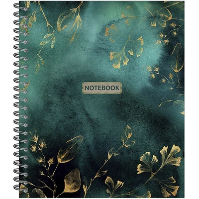 НОВИНКА! ТЕТРАДЬ ОБЩАЯ 48 ЛИСТОВ НА СПИРАЛИ “Gold Floral Pattern” 300031510