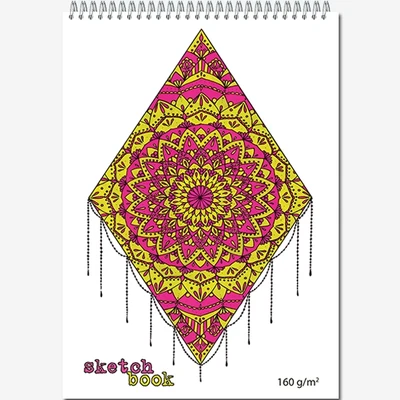 Блокнот-скетчбук SKETCHBOOK 160 формат А4 40 листов на металлическом гребне 615417435