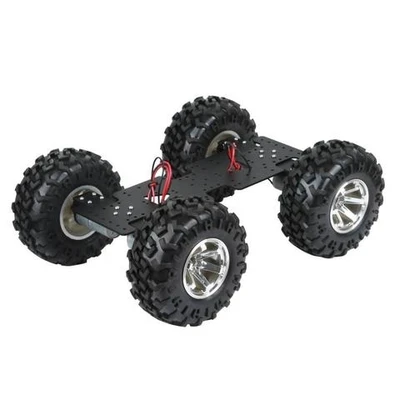 4WD Smart Ackerman Автомобильное шасси Внедорожное колесо с двигателем постоянного тока 12 В RC Робот-автомобиль для Arduino Робот DIY Комплект Программируемый робот-автомобиль 1005008994399780