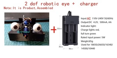 2 DOF Bionic Robot Eye 3D-печать с SG90 Для Arduino Robot DIY Kit ESP8266 приложение управление глазами программируемый робот с открытым исходным кодом 1005007075560970