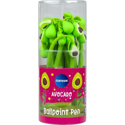 81022 Ручка шариковая силиконовая AVOCADO синие чернила 0,7 мм 875382970