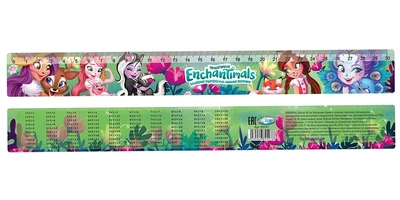 89297 Линейка "Enchantimals" с таблицей умножения, 30 см 2072954520