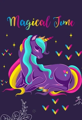 70222 Блокнот "Magical Time", формат А6, 11х15 см, 56 листов в клетку на скрепке, обложка с гелевым наполнением, глиттер внутри, морозостойкий 1875755500