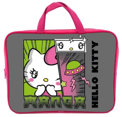 73613 Папка - сумка Hello Kitty. Формат - А4, боковина - 75 мм, полиэстер 1016123571