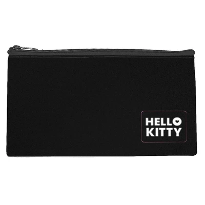 76004 Пенал плоский Hello Kitty черный, размер: 20,5*10,8 см, на молнии, полиэстер 210 ден 973885693