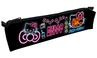 75982 Пенал объемный Hello Kitty, размер: 21*4,5*4,5 см. на молнии, полиэстер 600 ден 327942343