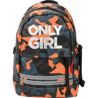 89436 Рюкзак молодежный Only Girl оранжевый, 1 отделение на молнии, размер 24х16х11 см, материал полиэстер, 1 передний карман на молнии, 1 внутренний карман, светоотражатели, регулируемые лямки 387352527