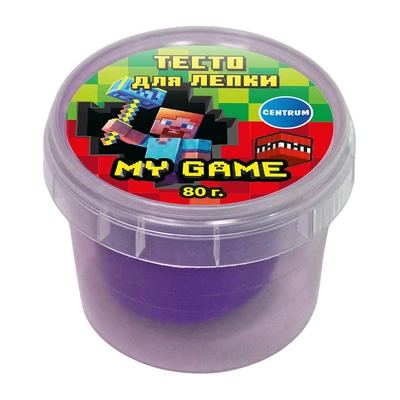 77963 Тесто для лепки My Game, цвет фиолетовый, 80 грамм 2062276583
