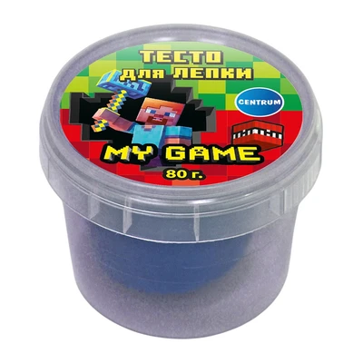 77962 Тесто для лепки My Game, цвет синий, 80 грамм 1596008414