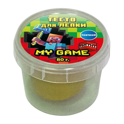 77960 Тесто для лепки My Game, цвет жёлтый, 80 грамм 1543298778