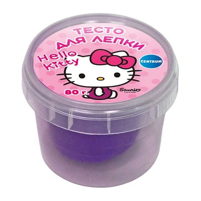 77948 Тесто для лепки Hello Kitty, цвет фиолетовый, 80 грамм 118050429