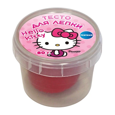 77915 Тесто для лепки Hello Kitty, цвет красный, 80 грамм 1690334230