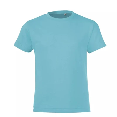 Футболка детская Regent Fit Kids, бирюзовая 90824091