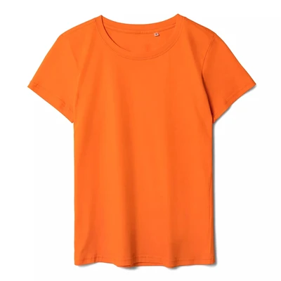 Футболка женская T-bolka Lady, оранжевая 1557232776