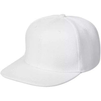 Бейсболка Snapback с прямым козырьком, белая 261961551
