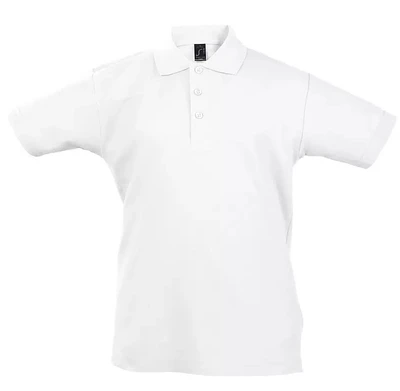 Рубашка поло детская Summer II Kids 170, белая 1886723384