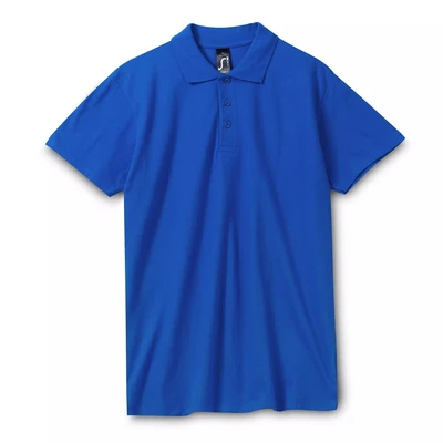 Рубашка поло мужская Spring 210, ярко-синяя (royal) 317259426