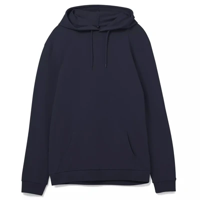 Толстовка с капюшоном унисекс Hoodie, темно-синяя 1975903498