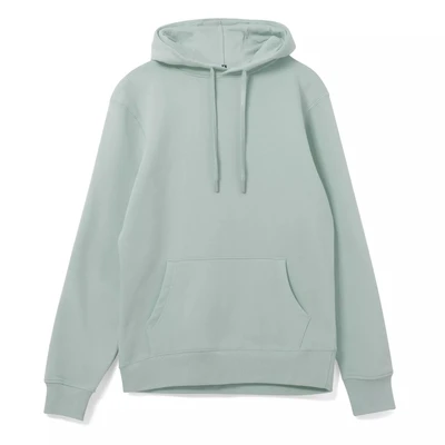 Толстовка с капюшоном унисекс Hoodie, серо-зеленая 1087427819
