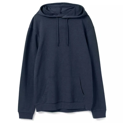 Толстовка с капюшоном унисекс Hoodie, синий меланж 1919261320