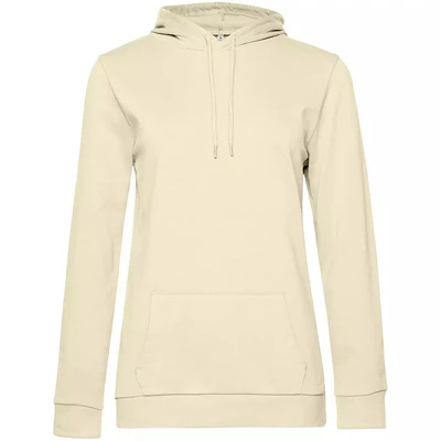 Толстовка с капюшоном женская Hoodie, светло-желтая 1528425309